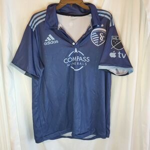 Adidas Sporting KC Sparky 11 MLS Apple TV Soccer Jersey Mens‎ XL